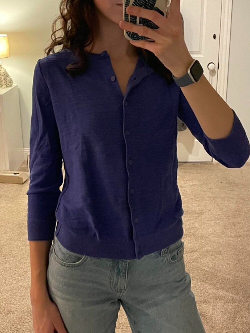 Vintage LOFT Blue Cardigan